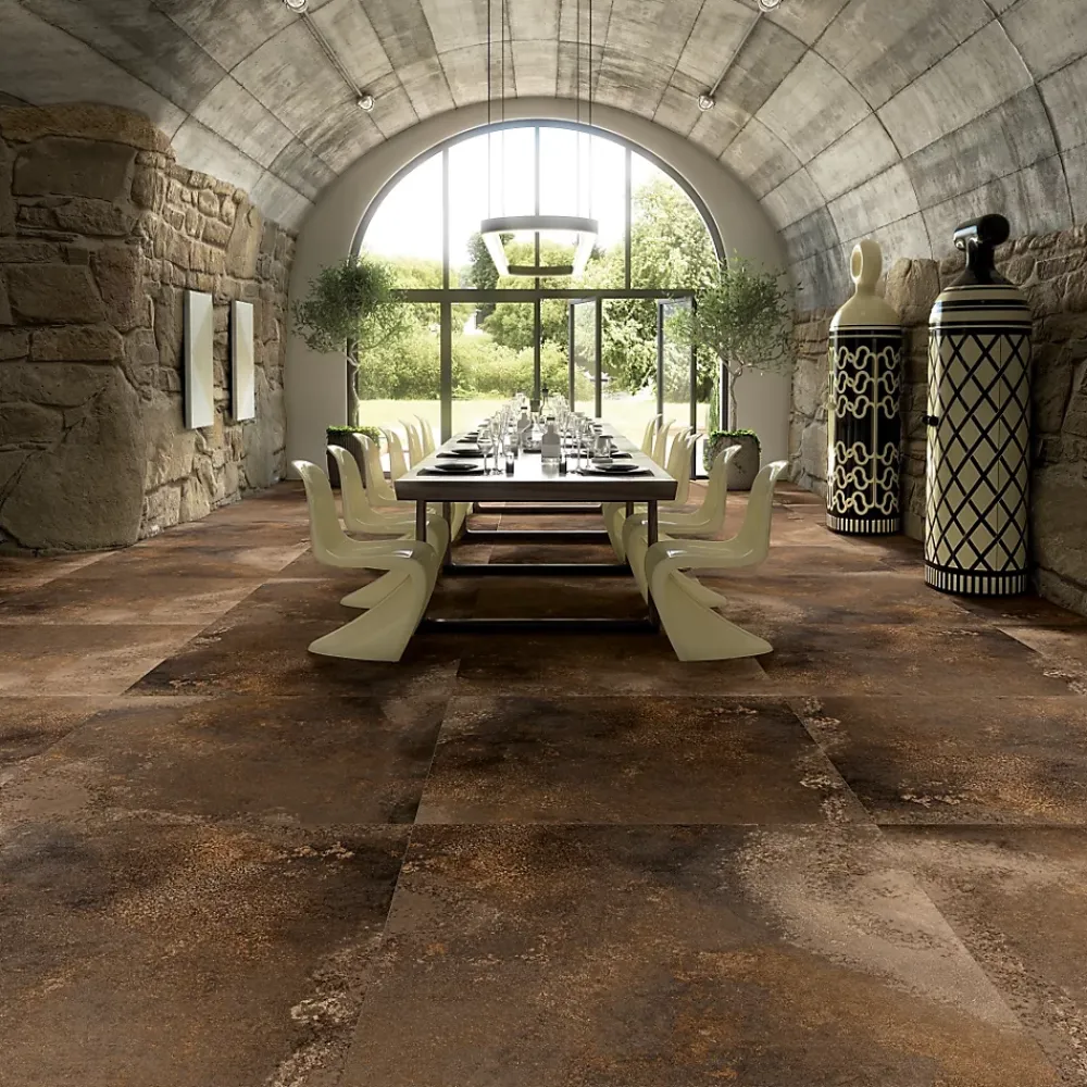 Vives Carrelage Sol Effet Métal<Carrelage Yuri Arena - Mat 58.7 x 117.5cm ( vendu par boite de 1,38 m² )