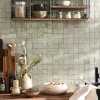 Ro'Ma Nature Faïence Pour Cuisine|Faïence Pour Salle De Bains<Carrelage Zellige Marocain Vert Tilleul 5x5 cm (vendu par plaque de 30x30 cm soit 0,09 m²) -