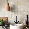 Ro'Ma Nature Carrelage Zellige Marocain Gris Beige 10x10 cm (vendu par 1 m²) -- Faïence Pour Cuisine|Faïence Pour Salle De Bains