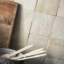 Ro'Ma Nature Carrelage Zellige Marocain Gris Beige 10x10 cm (vendu par 1 m²) -- Faïence Pour Cuisine|Faïence Pour Salle De Bains