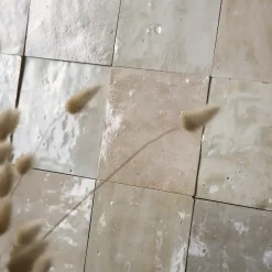 Ro'Ma Nature Carrelage Zellige Marocain Gris Beige 10x10 cm (vendu par 1 m²) -- Faïence Pour Cuisine|Faïence Pour Salle De Bains