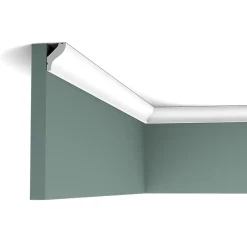 Orac Decor CB500 Corniche plafond - 2,5x1,8x200cm (h x p x L) - polystyrène A l'unité- Moulure