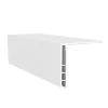 GoodHome Accessoire Pour Fenêtre|Accessoire Pour Porte-Fenêtre<Champlat pour fenêtre et porte fenêtre pvc blanc 50 mm