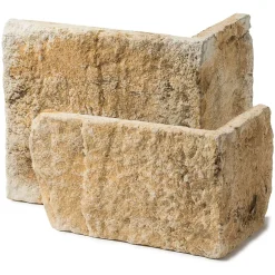 Ro'Ma Nature Chaînes d'angle pierre de parement extérieur Province ton rocaille (lot de 1 mètre linéaire) -- Plaquette De Parement|Plaquette De Parement