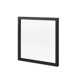 3 in 1 Châssis fixe en Aluminium RAL 9005 ( L.: 260 cm x H.: 135 cm)- Fenêtre Aluminium