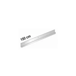 Le Crochet X Moulure<Cimaise en aluminium coloris argent, 1m50.