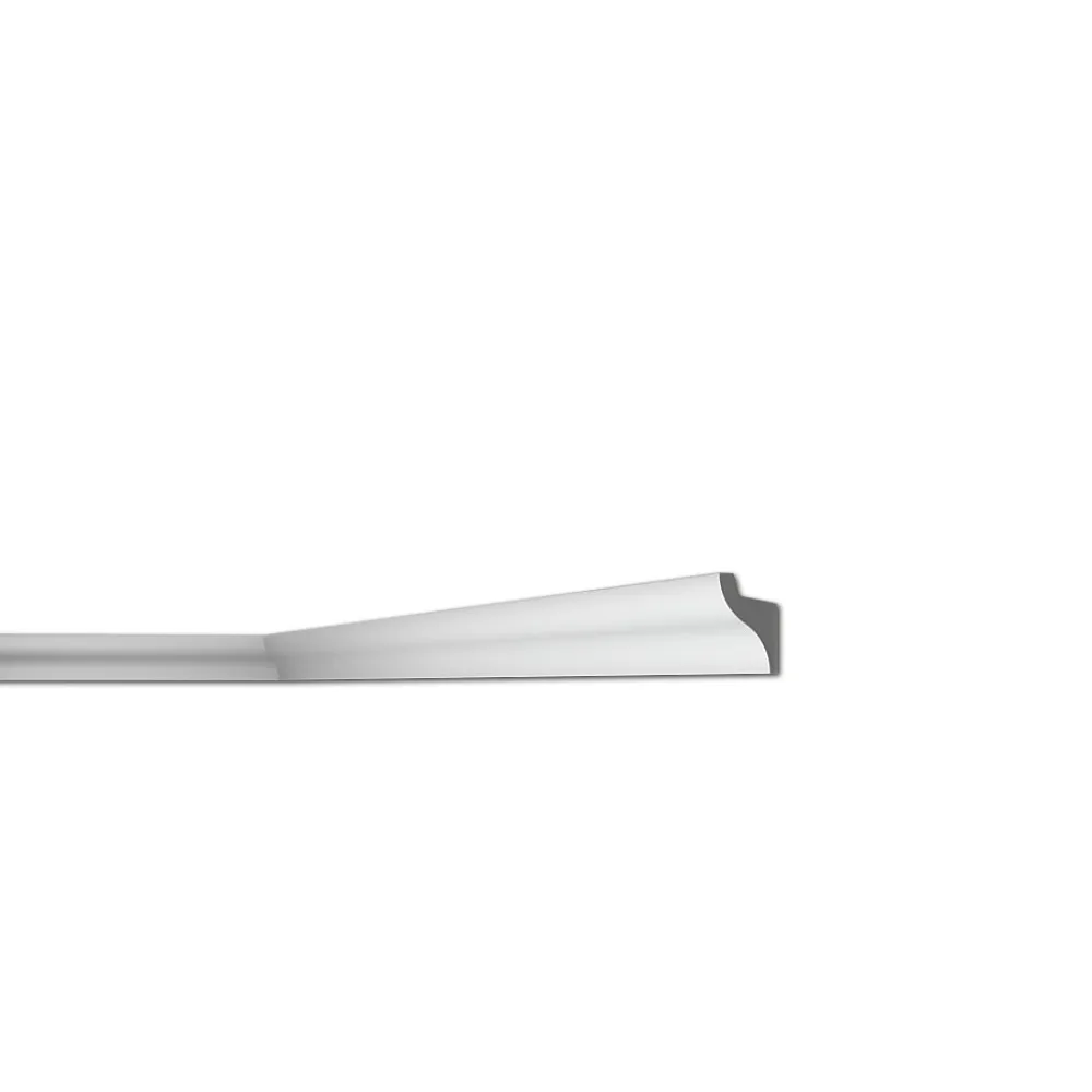 Decoflair Moulure Et Rosace De Plafond<CL11 Profilé pour éclairage Polystyrène HD 50 x 33 x 2000 - 1 pièce