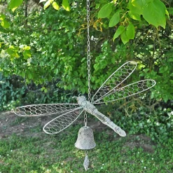 La Grande Prairie Cloche carillon Tintinnabulle 42x22x71cm- Poignée De Porte Extérieure