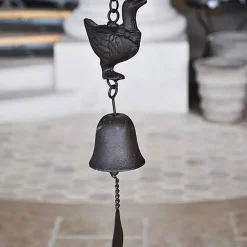 La Grande Prairie Clochette canard à suspendre 64x8cm- Poignée De Porte Extérieure