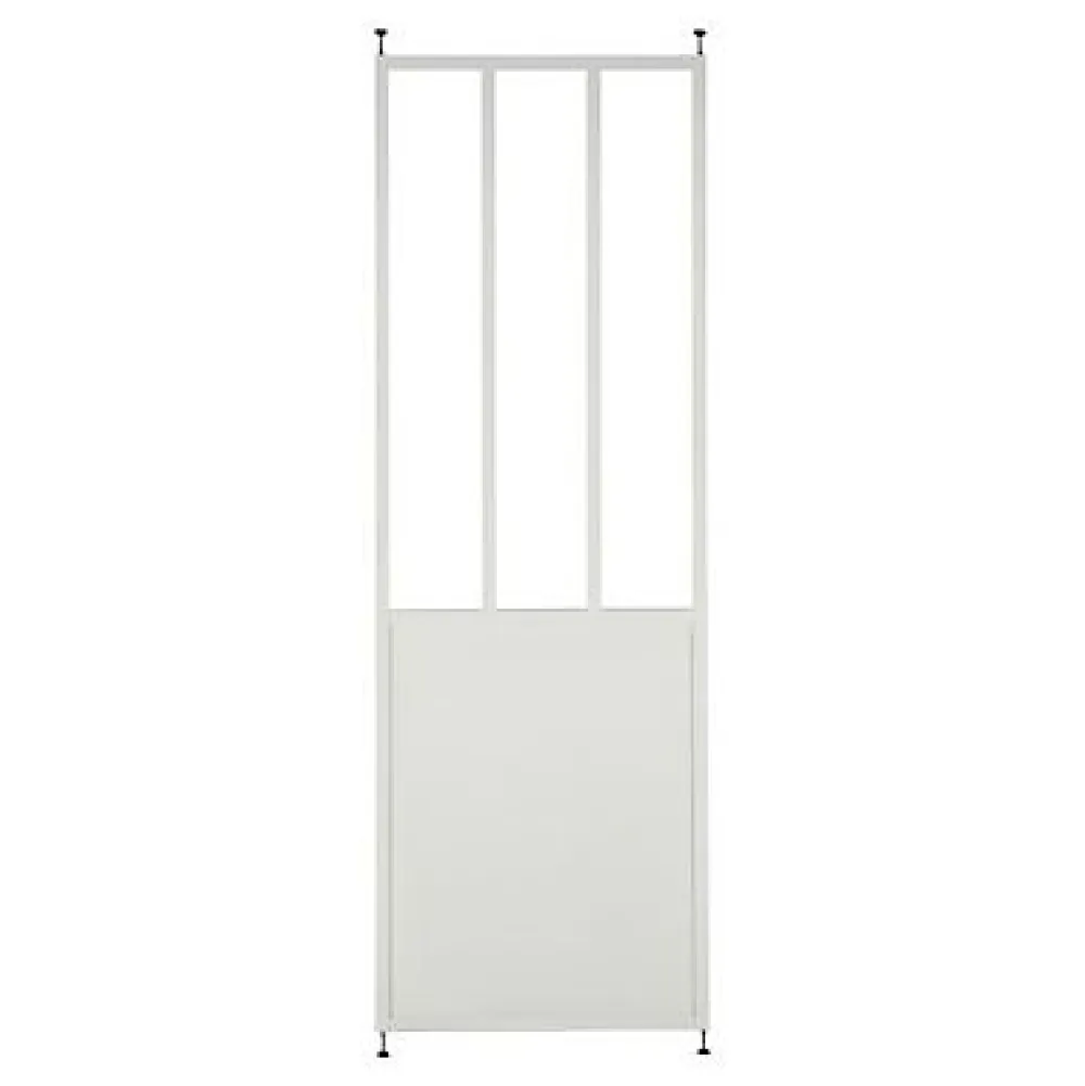 Geom Cloison amovible 3-en-1 esprit atelier Axioma blanche H.250 x l.80 cm- Cloison Amovible