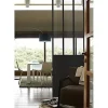 Geom Cloison Amovible<Cloison amovible 3-en-1 esprit atelier Axioma noire H.250 x l.80 cm