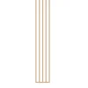 Ad Lyon Groupe Cloison bois claustra chene - Lames droites - H254cm x L40cm x P7cm- Cloison Amovible