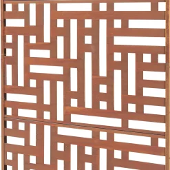 Casa.Pro Cloison Amovible<Cloison de séparation Bernalda pour extérieur et intérieur acier galvanisé 180 x 90 x 40 cm rouille