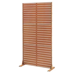 Casa.Pro Cloison de séparation Nodepp pour extérieur et intérieur acier corten 180 x 90 x 40 cm rouille- Cloison Amovible