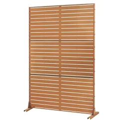 Casa.Pro Cloison de séparation Nodepp pour extérieur et intérieur acier corten 180 x 120 x 40 cm rouille- Cloison Amovible