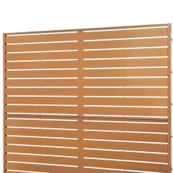 Casa.Pro Cloison de séparation Nodepp pour extérieur et intérieur acier corten 180 x 120 x 40 cm rouille- Cloison Amovible