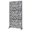 Casa.Pro Cloison Amovible<Cloison de séparation Poskind acier 200 x 100 x 50 cm noir