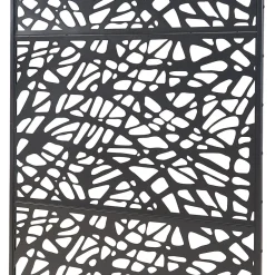 Casa.Pro Cloison Amovible<Cloison de séparation Poskind acier 200 x 100 x 50 cm noir