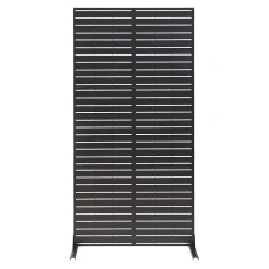 Casa.Pro Cloison Amovible<Cloison de séparation Trolu acier 200 x 100 x 50 cm noir