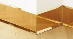 Ilcom Moulure<Coin extérieur pour plinthe FL Or poli - 30mm x 100 mm x 0,65 ep.