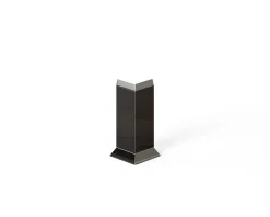 Ilcom Coin extérieur pour plinthe FL Noir poli - 30mm x 80 mm x 0,65 ep.- Moulure