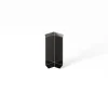 Ilcom Coin intérieur pour plinthe FLI Noir satiné - 30mm x 60 mm x 0,65 ep.- Moulure