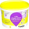 Weber Colle allégée pour carrelage spéciale salle de bain .FIX PREMIUM ² (D2 ET) - Le Seau de 2 Kg - BLANC- Joint Carrelage Sol