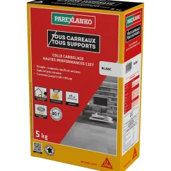 Parexlanko Colle carrelage blanche hautes performances 5 kg- Colle Carrelage Mural