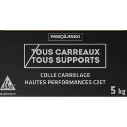 Parexlanko Colle carrelage blanche hautes performances 5 kg- Colle Carrelage Mural