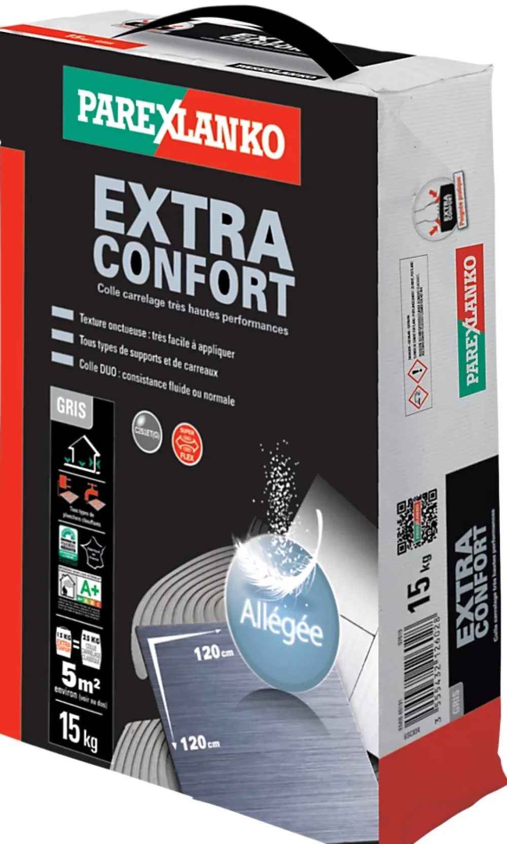 Parexlanko Colle Carrelage Sol|Colle Carrelage Mural<Colle carrelage Extra confort Allégée 15 kg