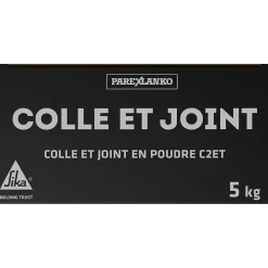 Parexlanko Colle et joint en poudre 5 kg blanc- Colle Carrelage Mural
