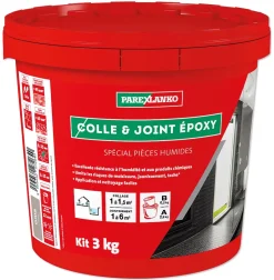 Parexlanko Colle Carrelage Sol|Colle Carrelage Mural<Colle et joint époxy gris spécial pièces humides 3 kg