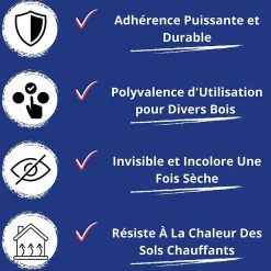 Codève Bois Colle Parquet<Colle Parquet - 1 L - Codeve Bois - Pour L'assemblage De Votre Parquet, Plancher, Escalier Ou Autre Sol En Bois.