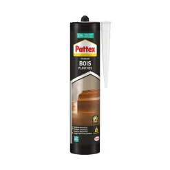 Pattex Colle Parquet<Colle fixation bois plinthes cartouche 380g
