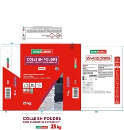 Parexlanko Plaquette De Parement|Plaquette De Parement<Colle pour plaquettes de parement intérieur blanc poudre 25kg