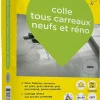Weber Saint-Gobain Colle tous carreaux neufs et réno gris Weber 25kg- Colle Carrelage Sol|Colle Carrelage Mural