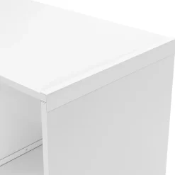 GoodHome Connecteur angle marlow blanc 500mm- Tablette Bois Et Mélaminé