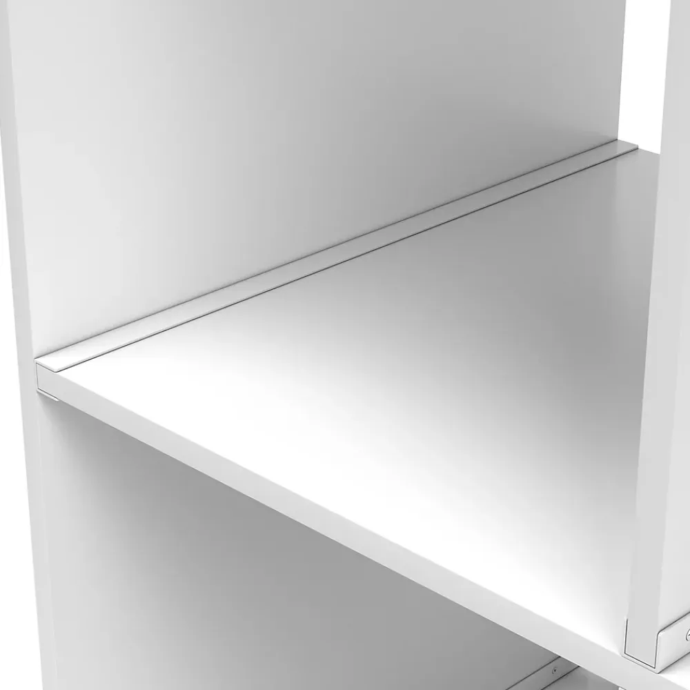 GoodHome Tablette Bois Et Mélaminé<Connecteur marlow blanc 600mm