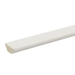 Corniche brossée bois blanc 250 x 17 cm- Lambris Mural