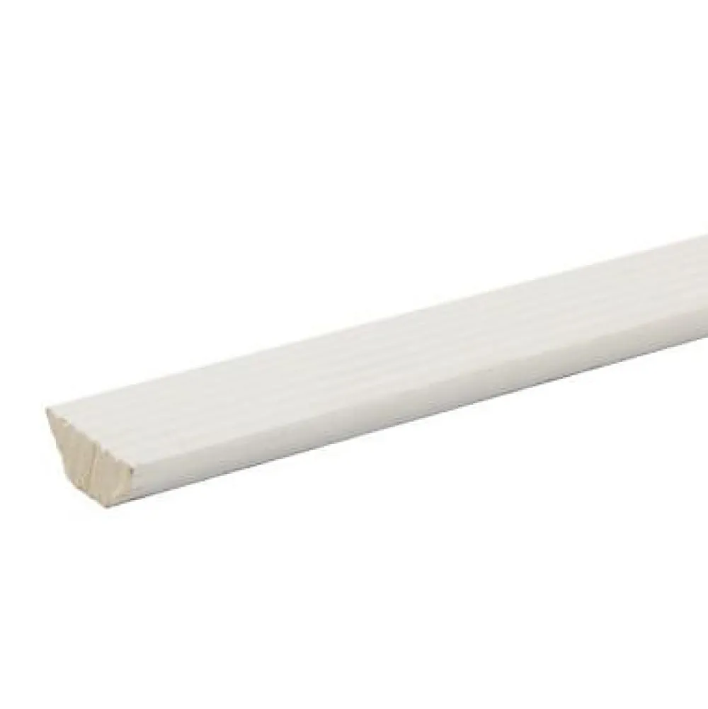 Corniche brossée bois blanc 250 x 17 cm- Lambris Mural