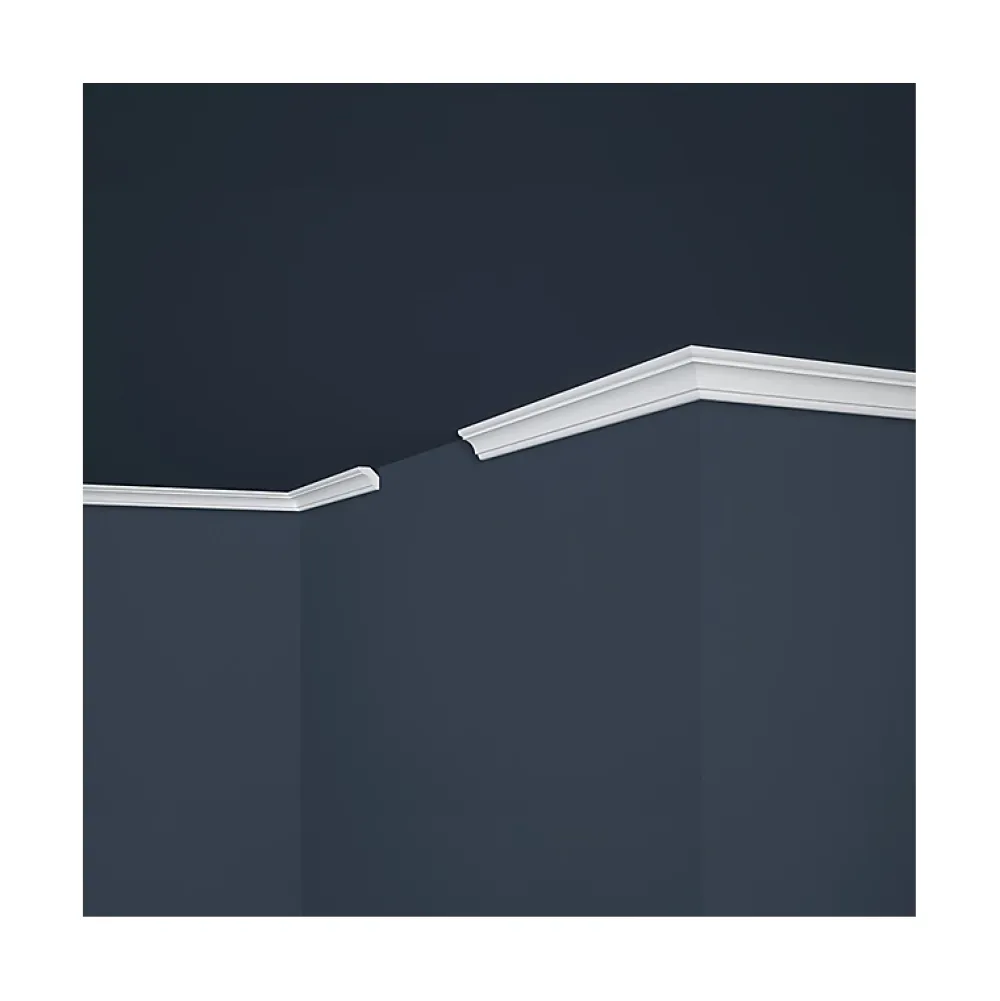 Decoon Corniche de Plafond Décorative - Modèle raffiné - Polystyrène - 200x2,2x2,2 cm- Moulure Et Rosace De Plafond
