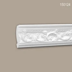 Profhome Moulure Et Rosace De Plafond<Corniche de plafond polyuréthane 150124 Moulure décorative 200 x 5,7 x 11,5 cm (L x l x h)