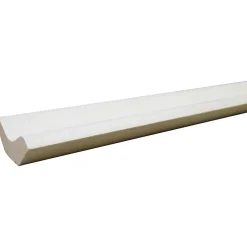 Corniche moderne tronquée MDF prépeint blanc 23x23mm L.2,44m- Moulure