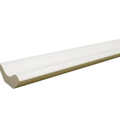 Corniche moderne tronquée MDF prépeint blanc 23x23mm L.2,44m- Moulure