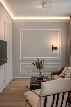 Noel & Marquet Corniche NMC ARSTYL IL9 MEMORY Moulure décorative Corniche de plafond Éclairage indirect- Moulure Et Rosace De Plafond