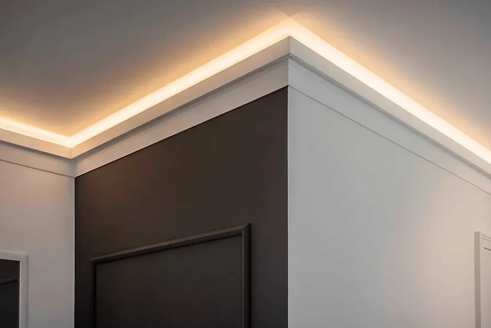 Noel & Marquet Corniche NMC ARSTYL IL9 MEMORY Moulure décorative Corniche de plafond Éclairage indirect- Moulure Et Rosace De Plafond