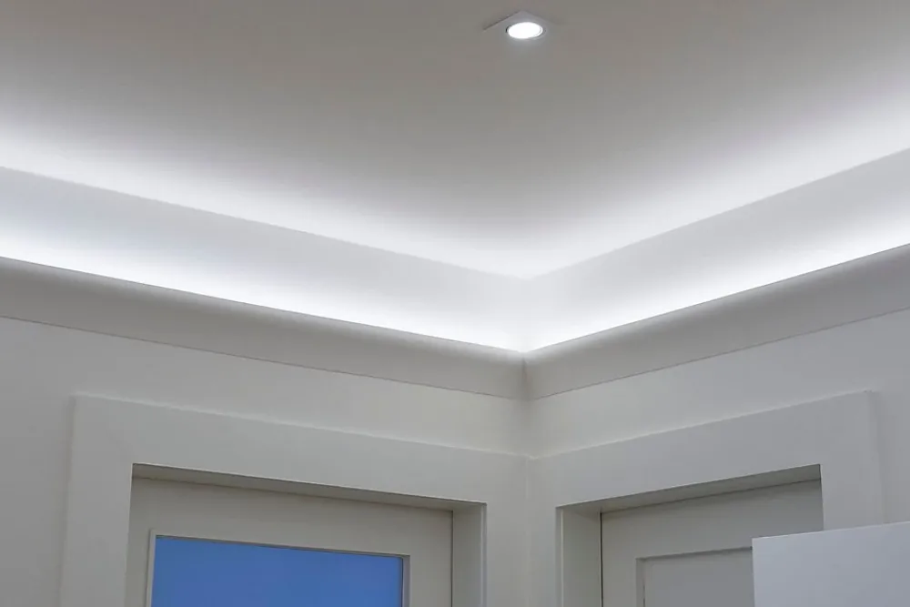 Noel & Marquet Corniche NMC ARSTYL IL2 Moulure décorative Corniche de plafond Éclairage indirect- Moulure Et Rosace De Plafond