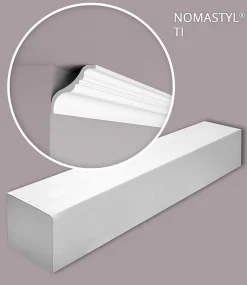 Noel & Marquet Corniche NMC TI-box-10 NOMASTYL 1 carton 10 pièces Moulure décorative- Moulure Et Rosace De Plafond