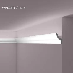 Noel & Marquet Corniche NMC WALLSTYL IL13 Moulure décorative Moulure en stuc Éclairage indirect- Moulure Et Rosace De Plafond