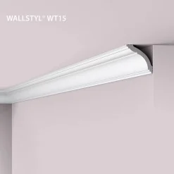 Noel & Marquet Moulure Et Rosace De Plafond<Corniche NMC WALLSTYL WT15 Noel Marquet Moulure de plafond 2 m